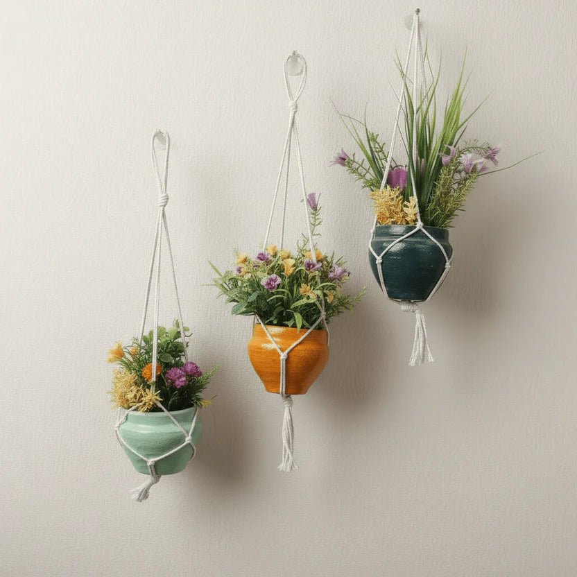 12 Pieces Decorative Wall Planters