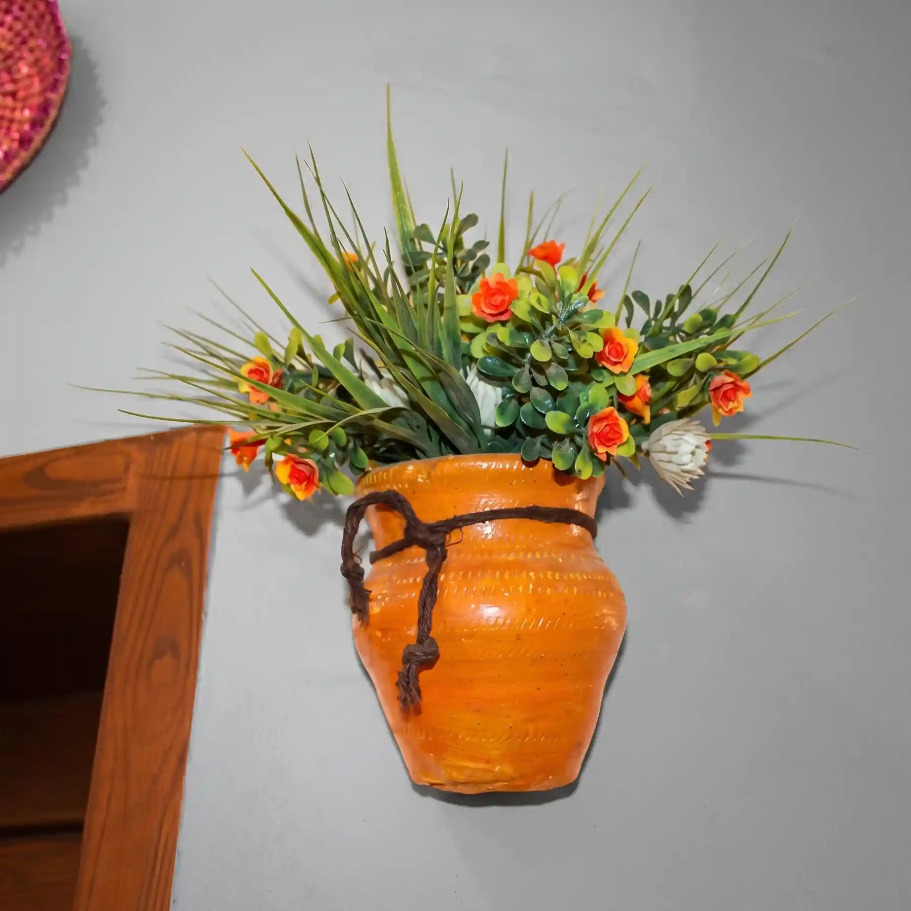 Rustic Style Hanging planter
