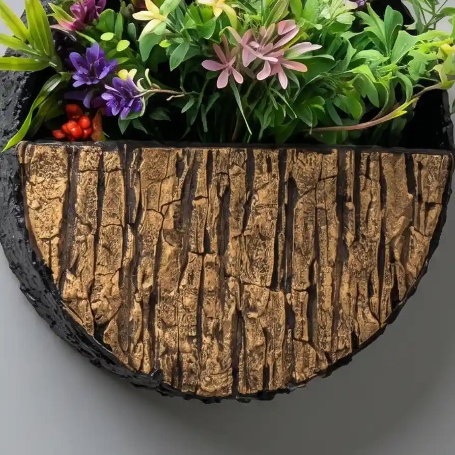 Half-Moon Wooden Wall Hanging