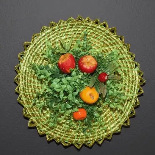 3-Set Woven Floral Wall Hanging