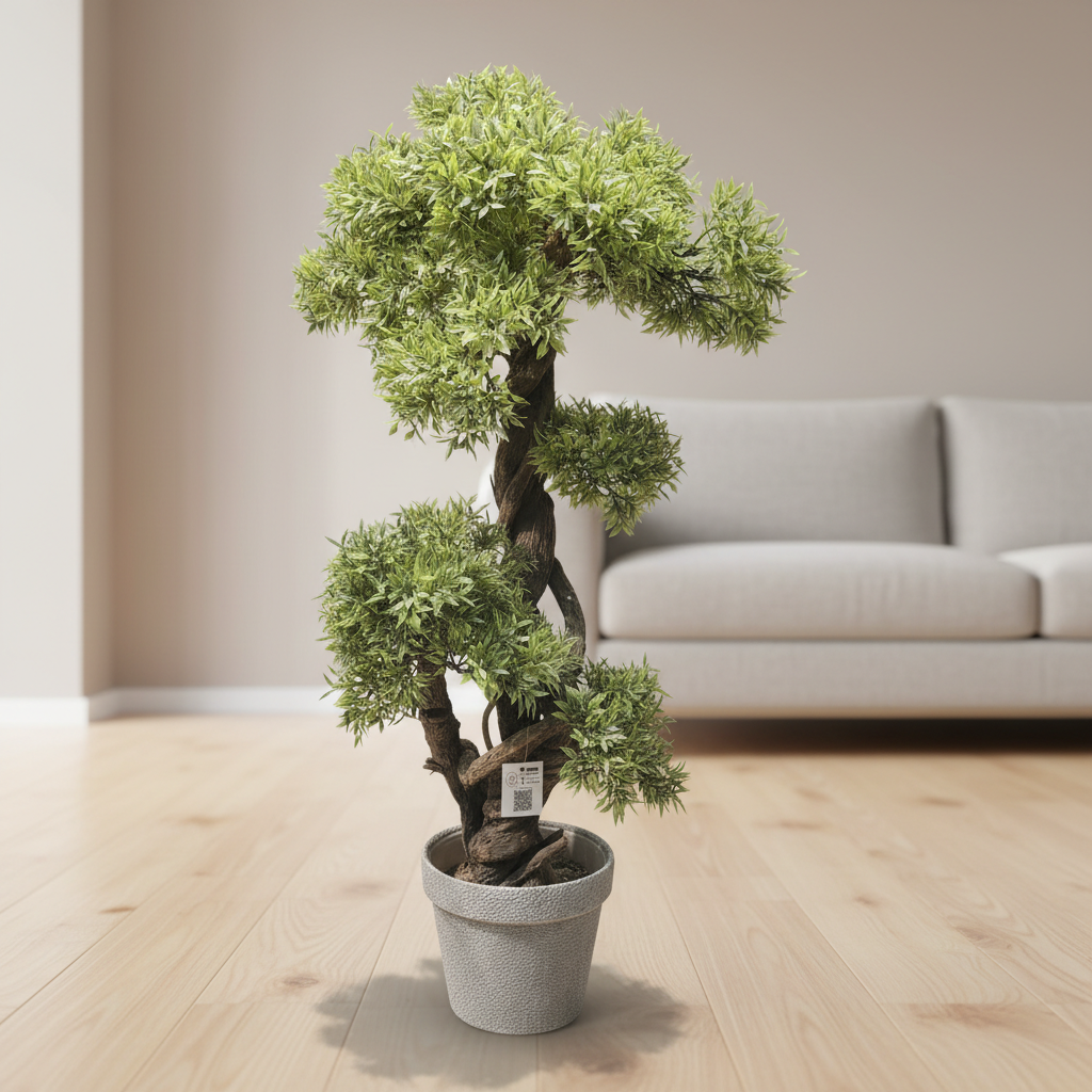 artificial bonsai decoration tree pot for home