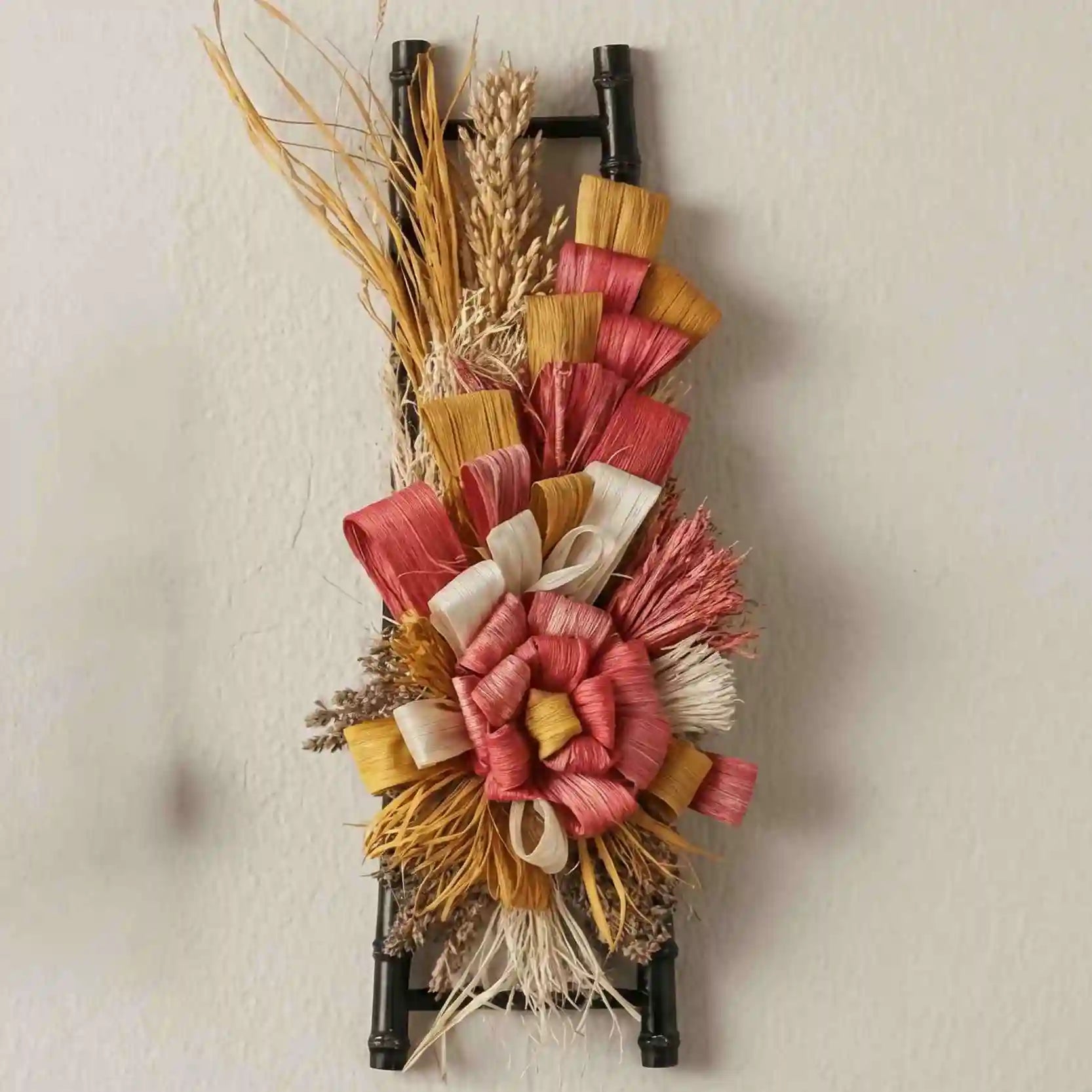 DRY Flowers Stairs Wall Hanging - DecoraPK