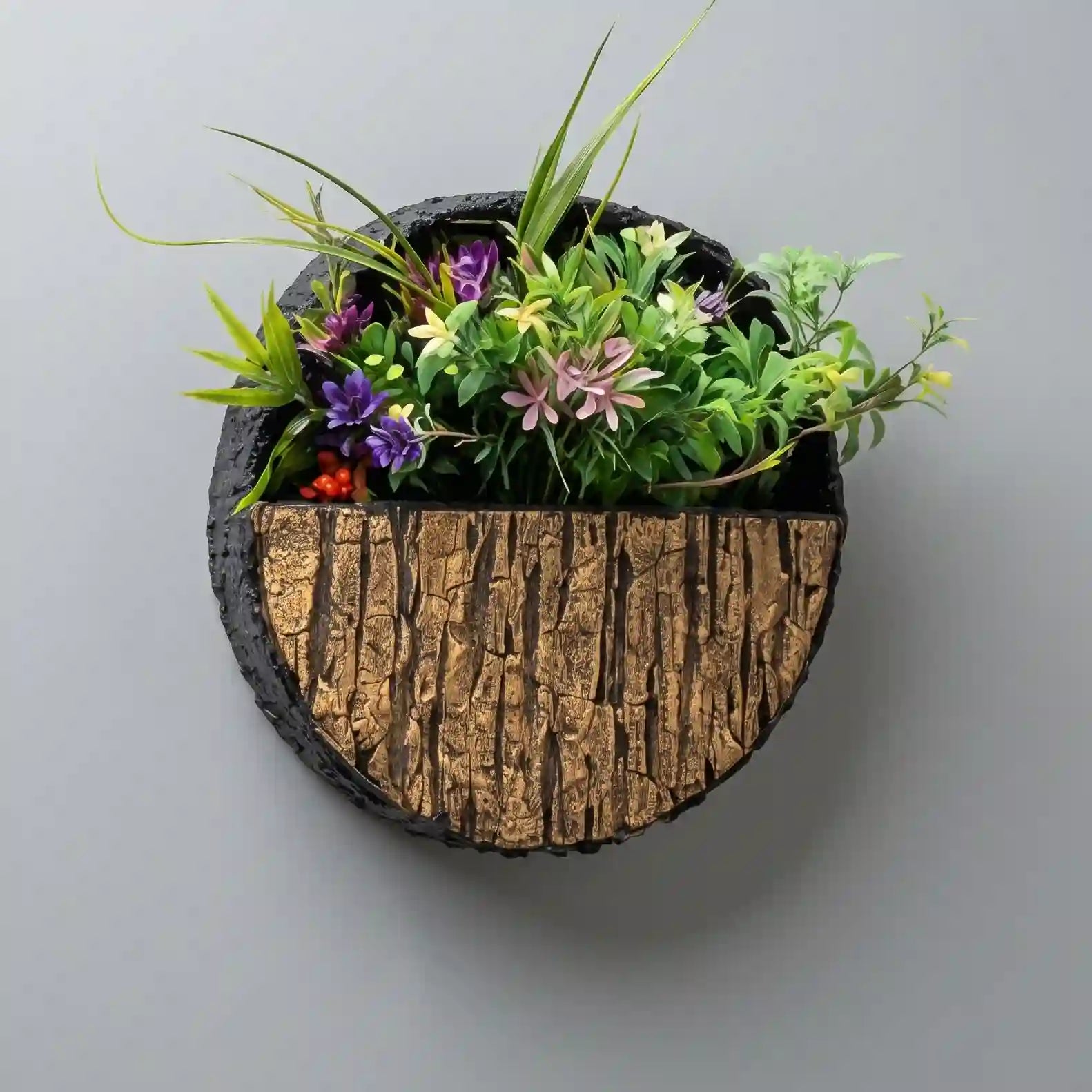 Half - Moon Wooden Wall Hanging - DecoraPK