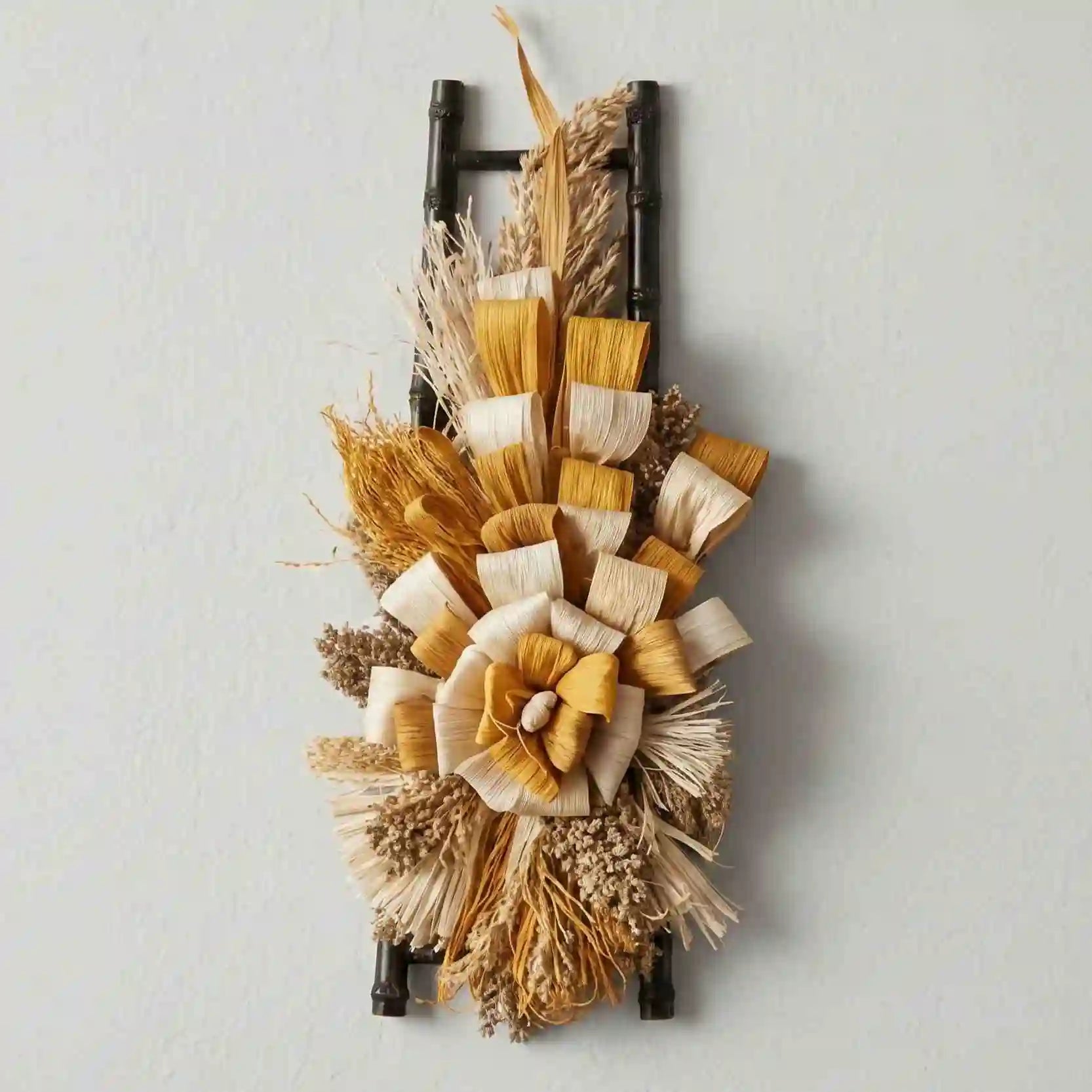 DRY Flowers Stairs Wall Hanging