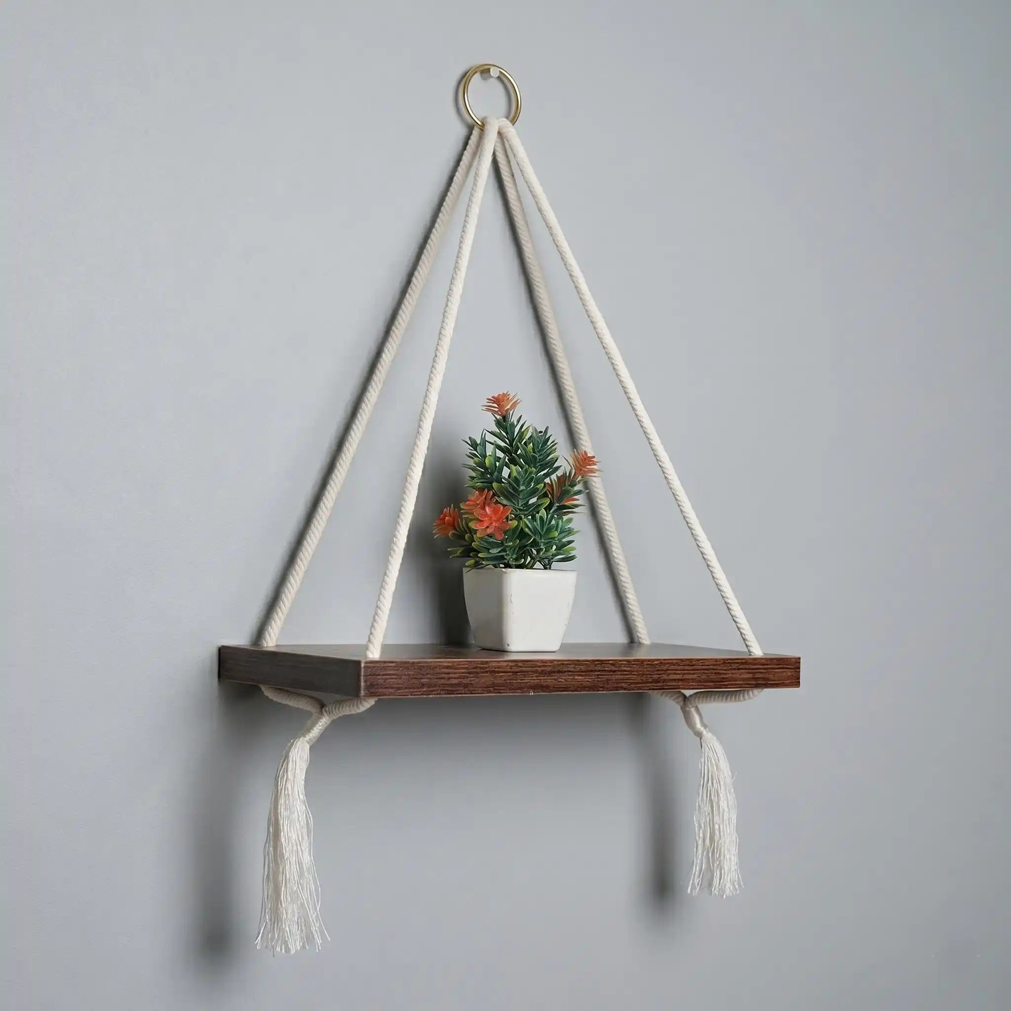 Single - Tier Wood Floating Shelf - DecoraPK