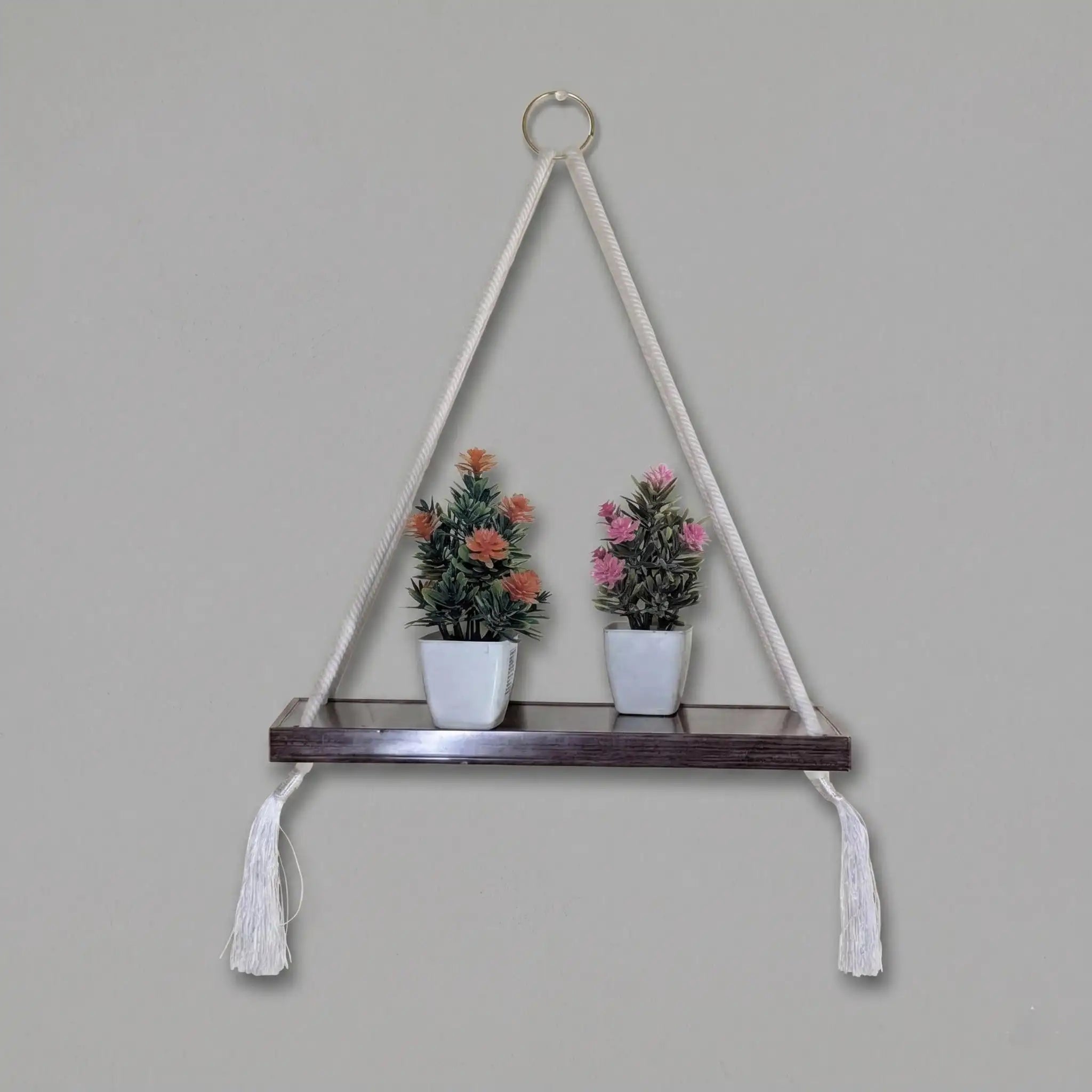 Single-Tier Wood Floating Shelf