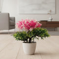 Mini Artificial Pink Berry Topiary Plant-DPKMP06