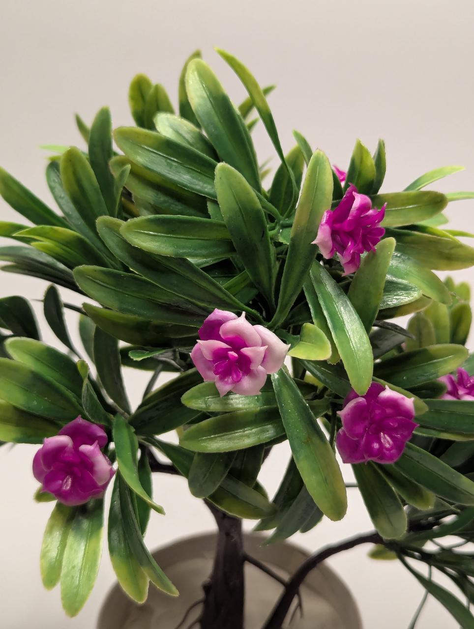 pink faux bonsai tabletop decor