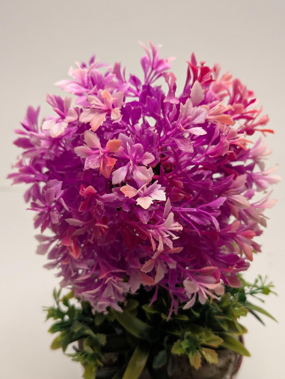 pink artificial plant decor indoor