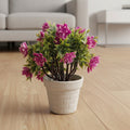 Small Artificial Pink Flower Plant-DPKMP03