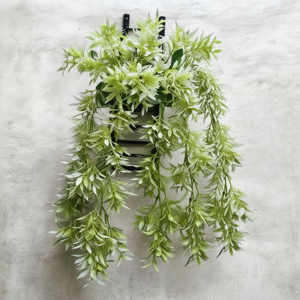 hanging green plant decor for home