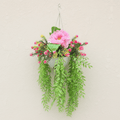 Artificial Hanging Pink Peony Wall Decor for Home & Indoor Spaces