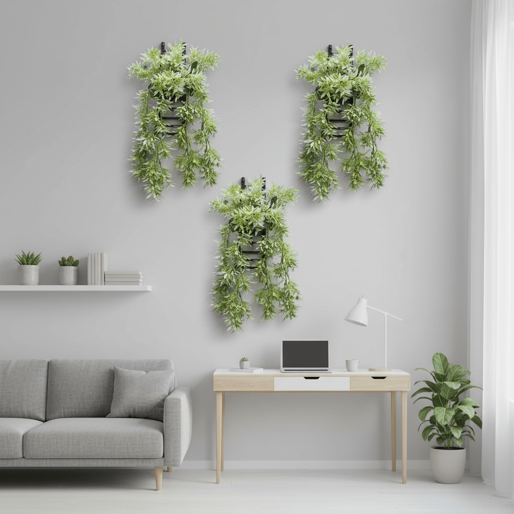 Hanging Green Plant Decor for Home & Indoor Spaces