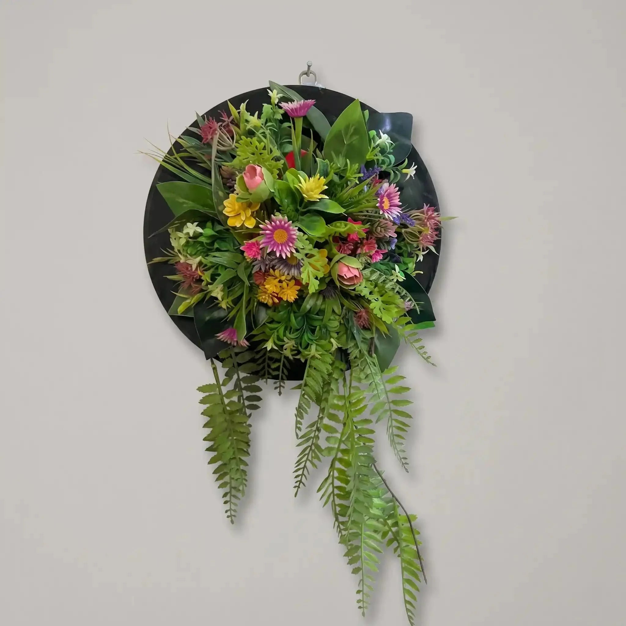 Round Plate Flowers - DecoraPK